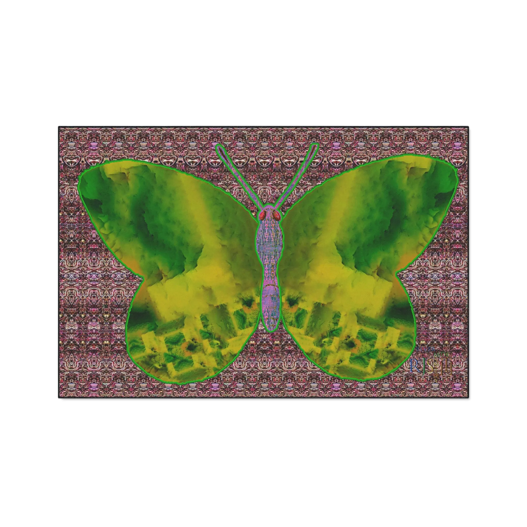 Heavy Duty Floor Mat (Butterfly Glade Denizen & Samhain Dream Thaw 14 & Purple Logo@Alchemic) RJSTH@Fabric#5_3 of 18 RJSTHw2025 RJS
