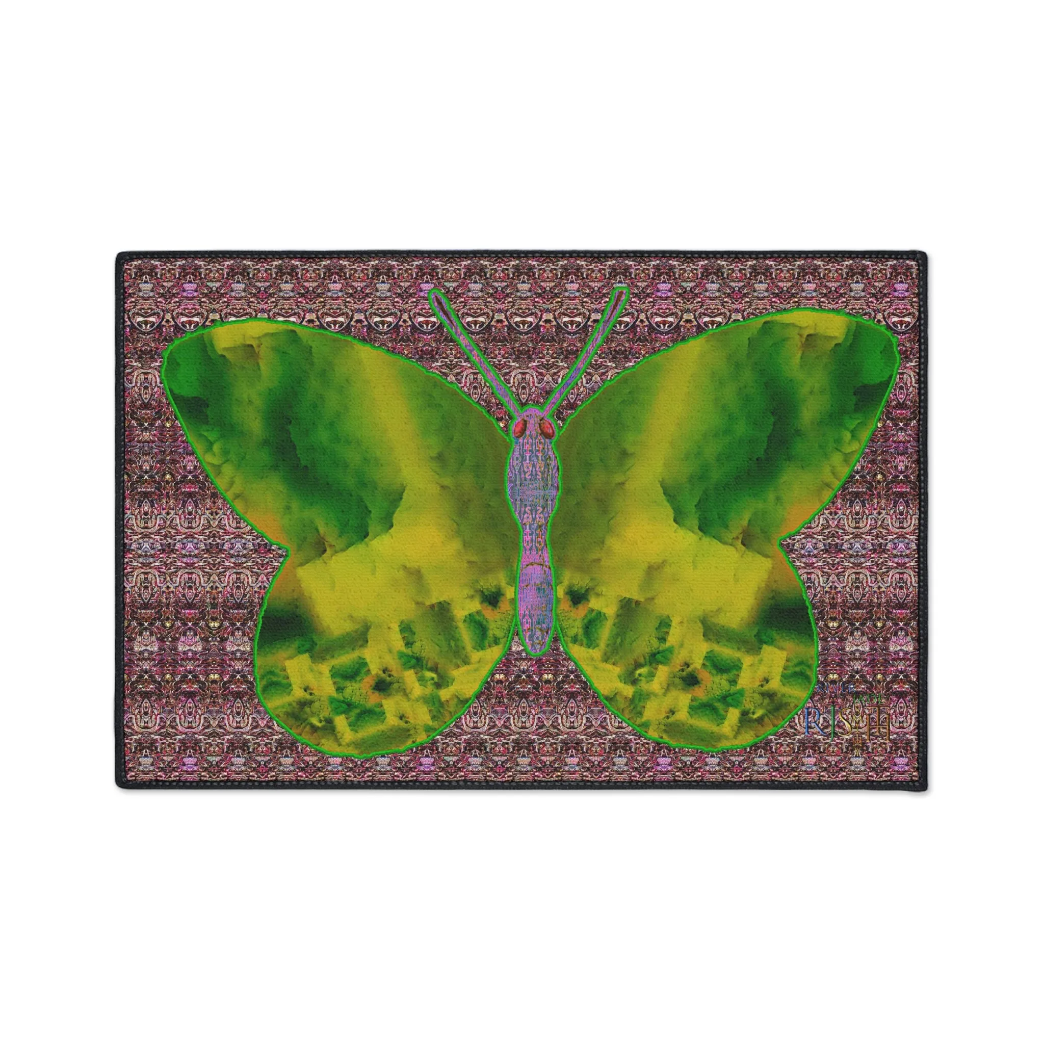 Heavy Duty Floor Mat (Butterfly Glade Denizen & Samhain Dream Thaw 14 & Purple Logo@Alchemic) RJSTH@Fabric#5_3 of 18 RJSTHw2025 RJS