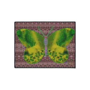 Heavy Duty Floor Mat (Butterfly Glade Denizen & Samhain Dream Thaw 14 & Purple Logo@Alchemic) RJSTH@Fabric#5_3 of 18 RJSTHw2025 RJS