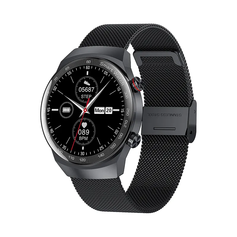 High Quality Support BT TWS Headset AK26 Smart watch with Phone Call Music Player pk MT3 Round Shape Smart Watch