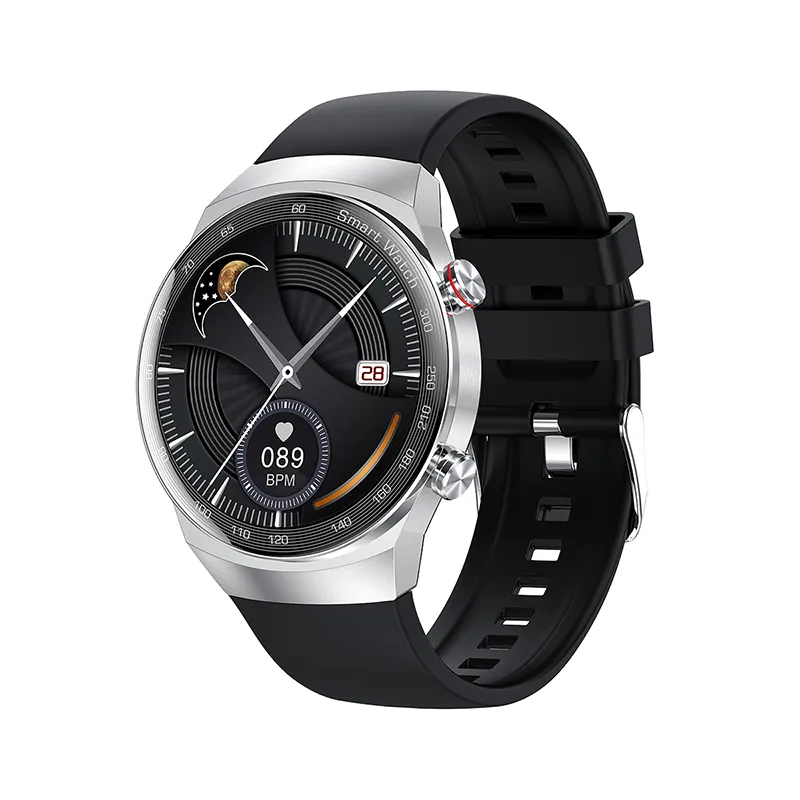 High Quality Support BT TWS Headset AK26 Smart watch with Phone Call Music Player pk MT3 Round Shape Smart Watch