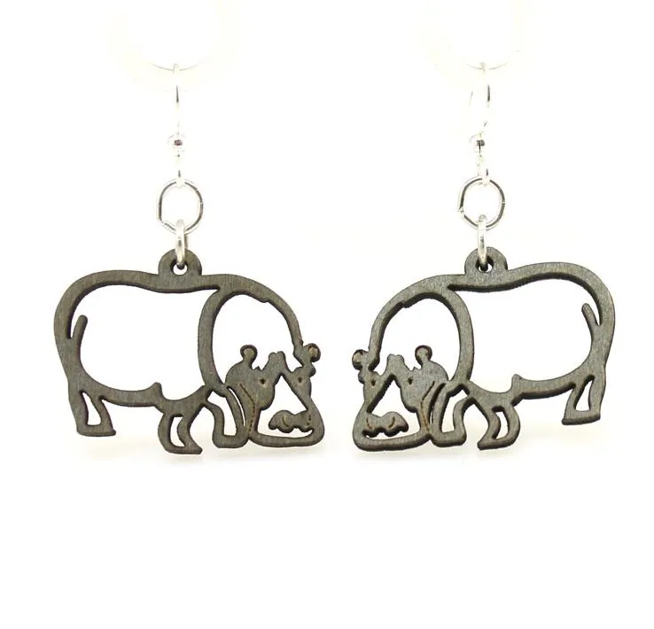 Hippo Earrings # 1088