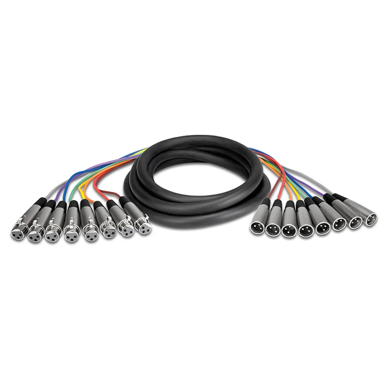 HOSA Balanced Snake 8 x XLR3F to XLR3M