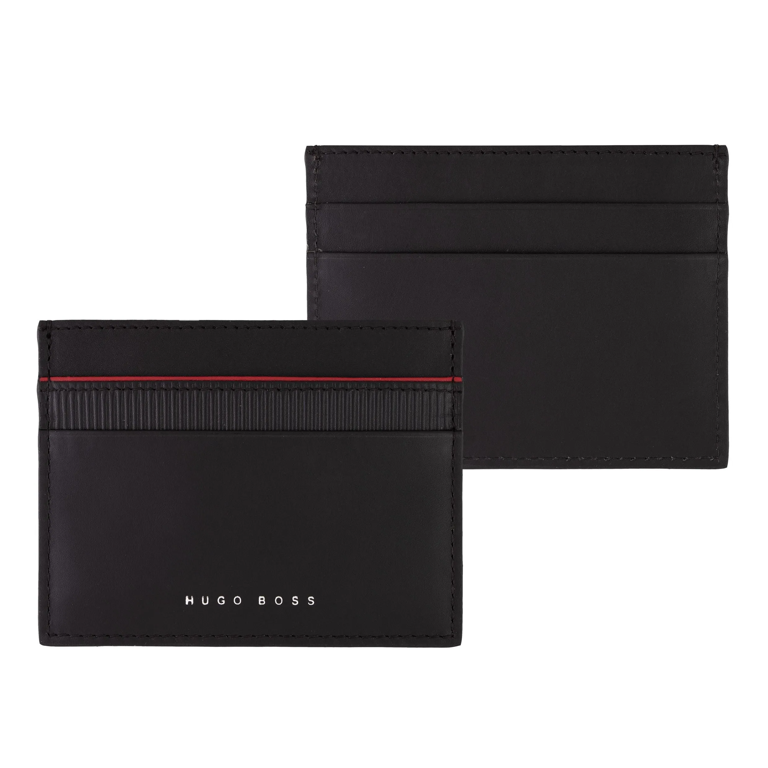 HUGO BOSS HPBC007A-Set Gear Black (ballpoint pen & card holder)
