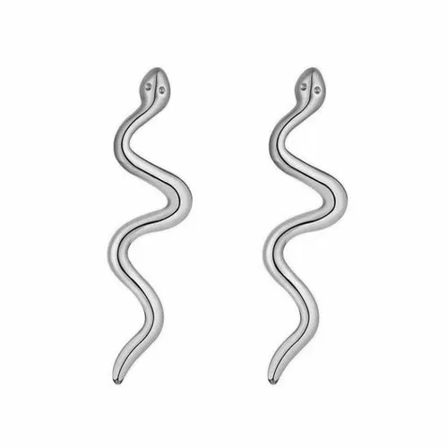 Hypoallergenic Nile Earring in 18k Gold Plated Stainless Steel, Tarnish Resistant, 1.6" with Post Back