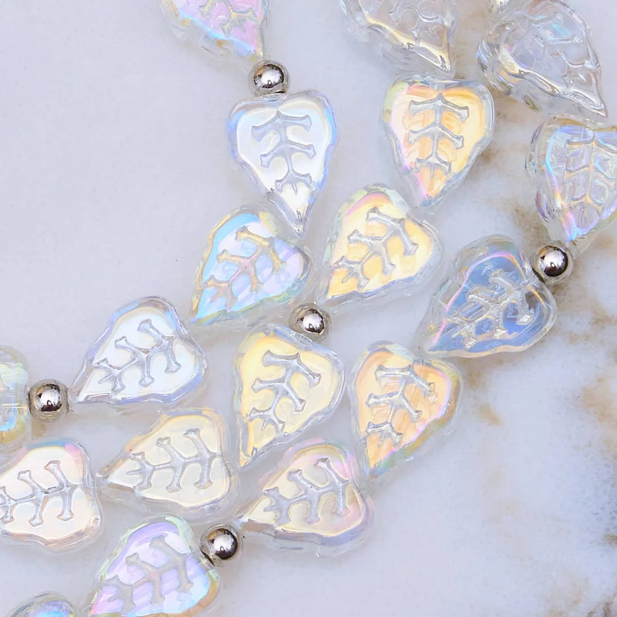 Ice Petals | .925 Sterling Silver | Leaf Wrap