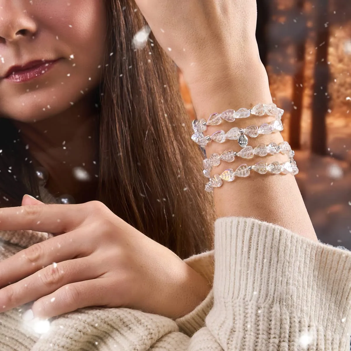 Ice Petals | .925 Sterling Silver | Leaf Wrap