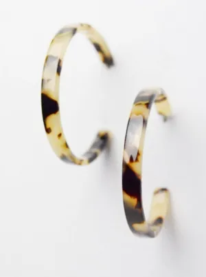 In the Loop Earrings (Tortoise)