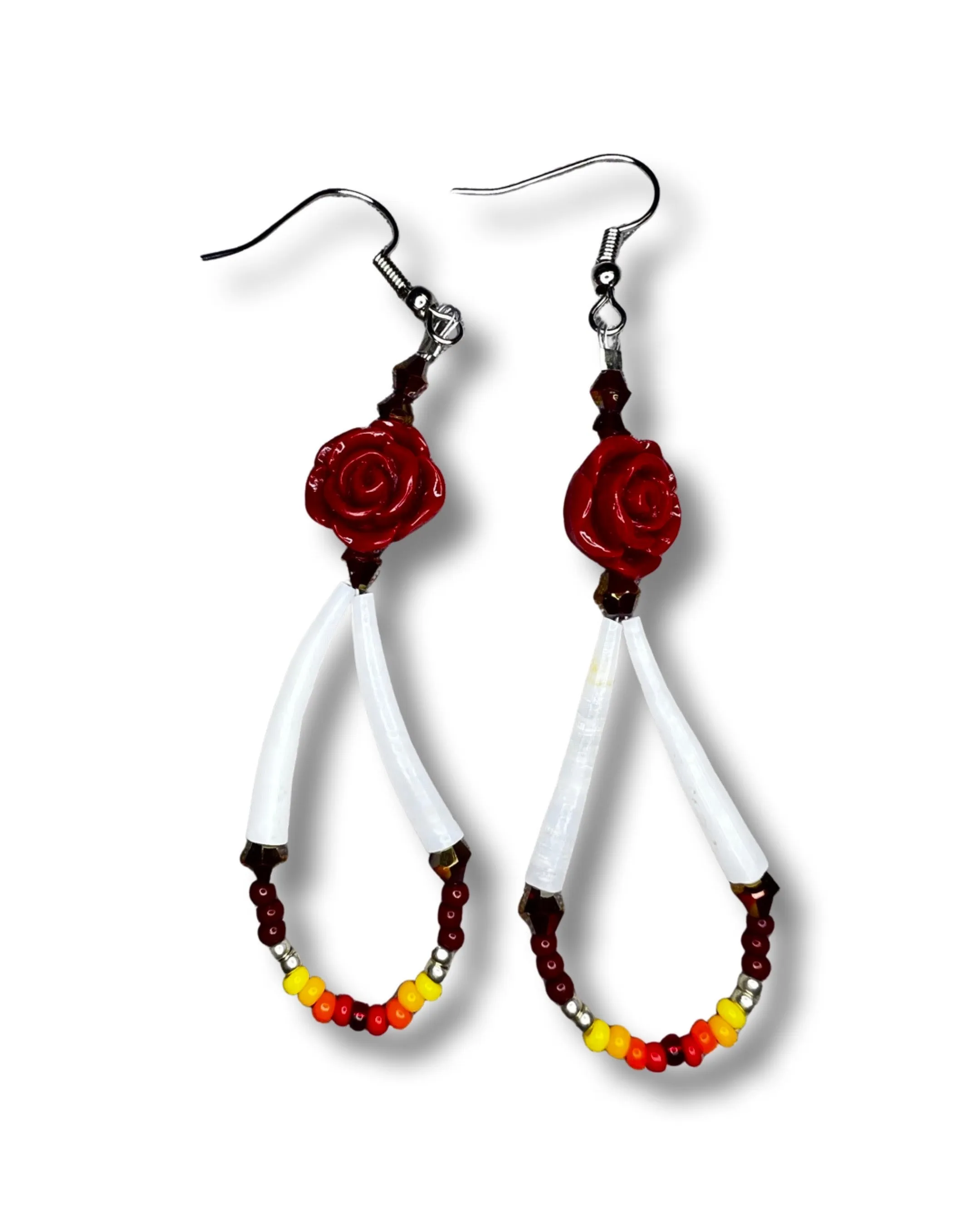 IREH Dentalium Loop Earring