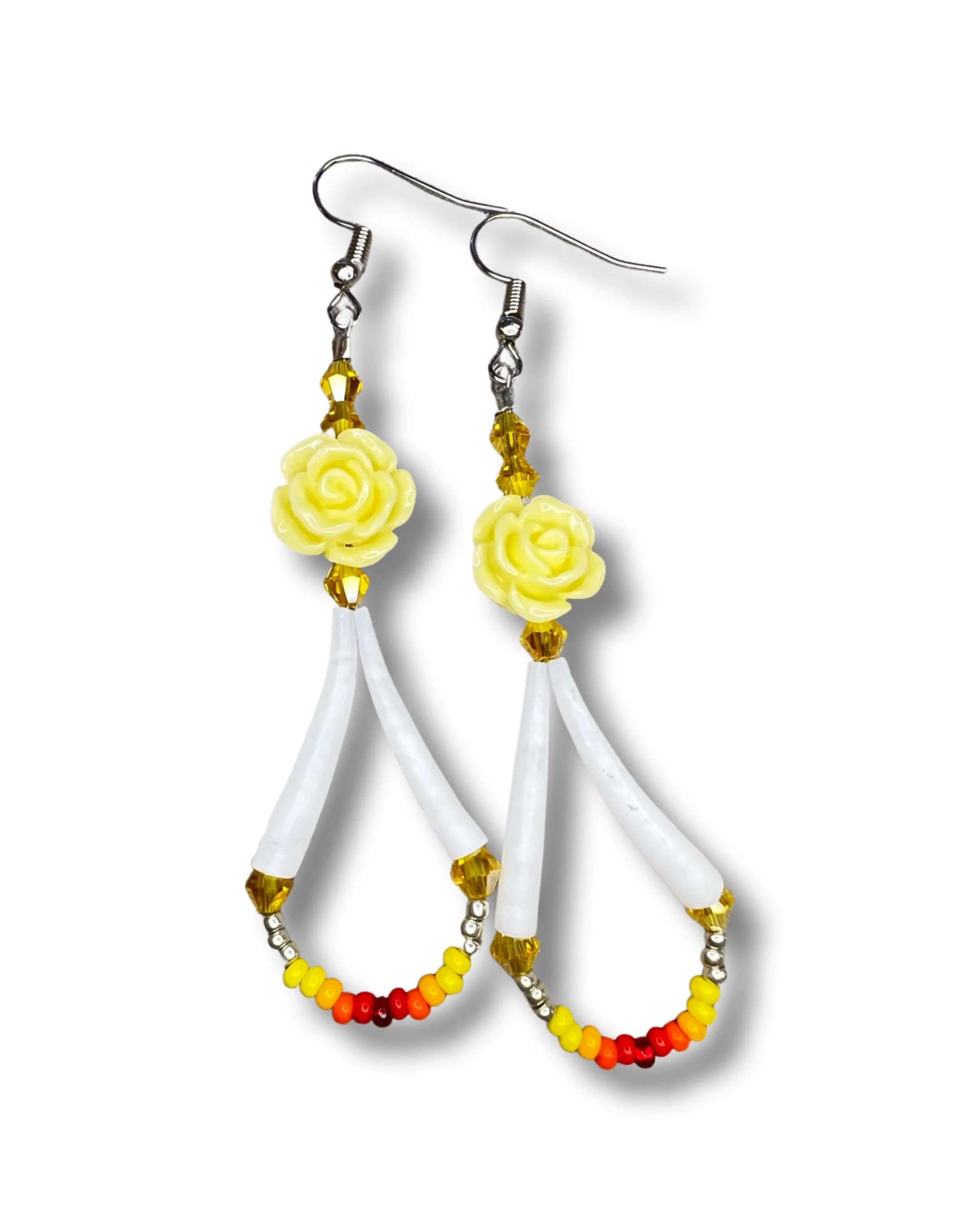IREH Dentalium Loop Earring