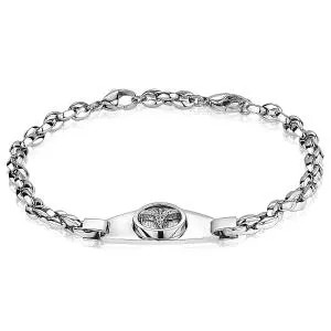 Italgem Stainless Steel Medical Alert ID Bracelet