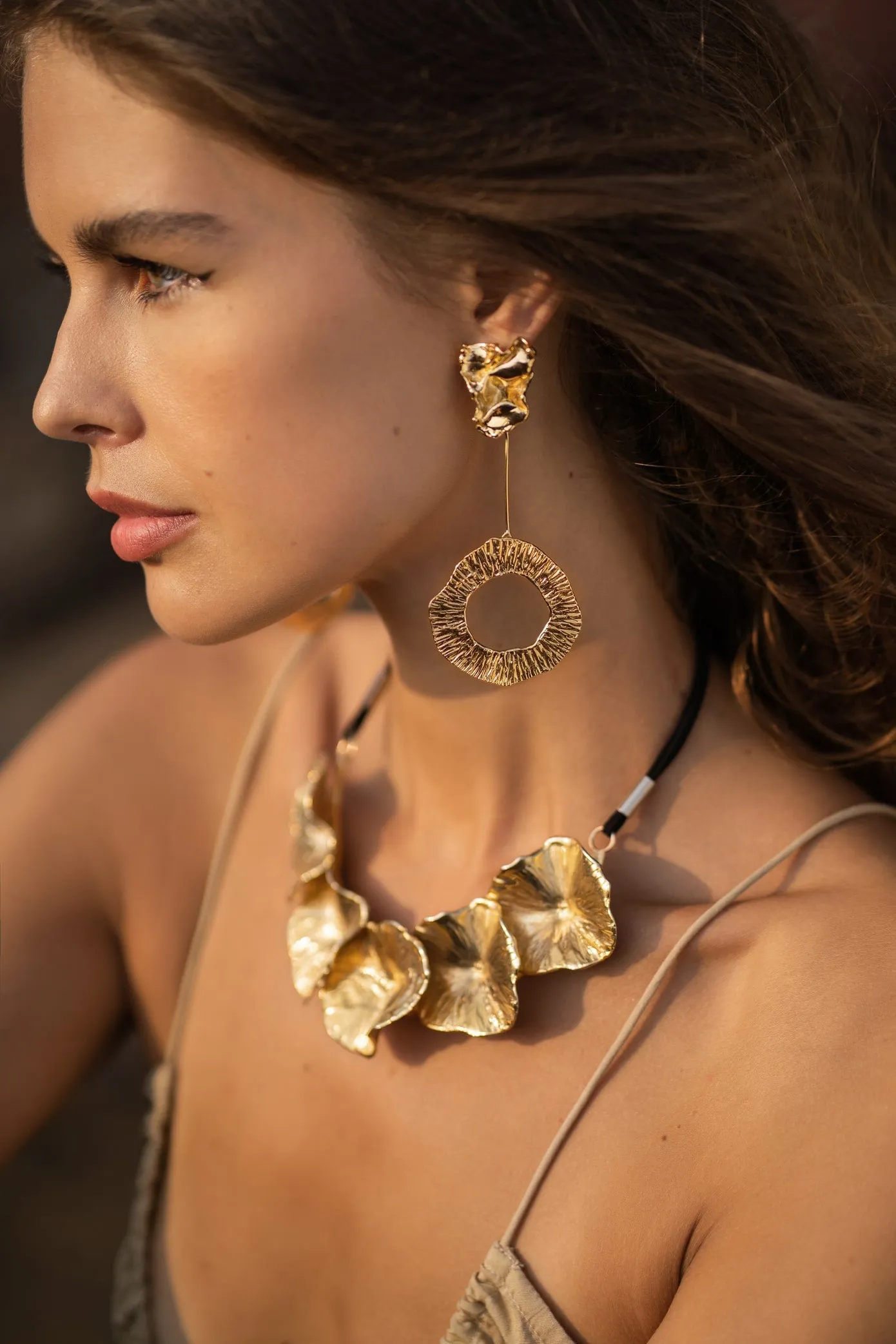 Kinoko Halo Loop Earrings