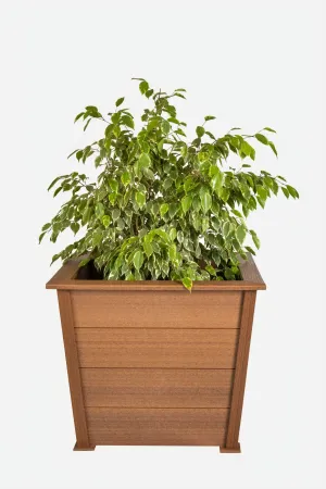 Large 27 Inch Square Poly Planters