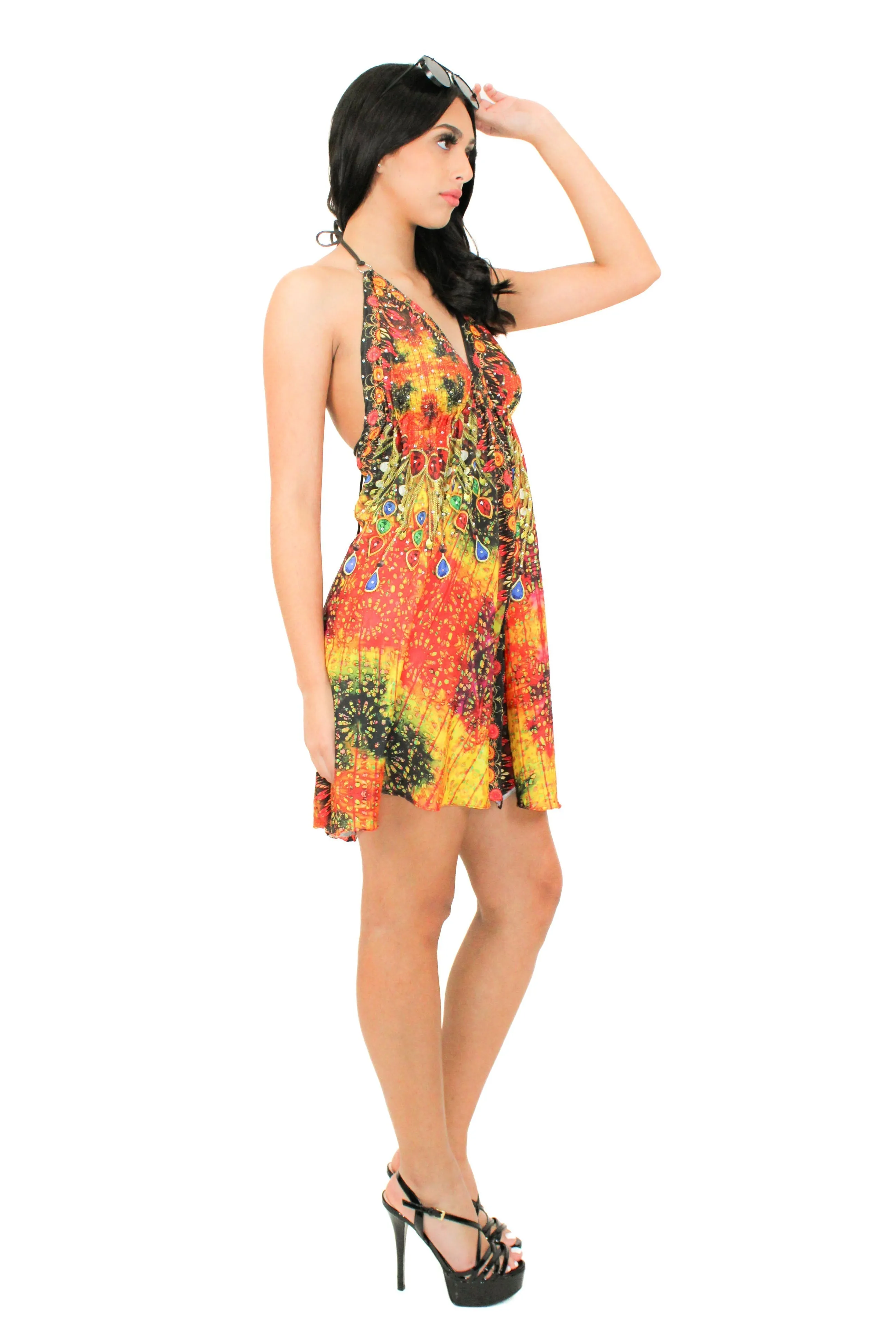 LD-15 Dress in Orange Mix