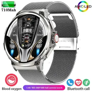Lenovo New 1.85-inch ultra HD smartwatch, GPS track, HD Bluetooth call
