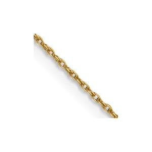 Leslie's 14K .8mm Loose Rope Chain Spring Ring Clasp
