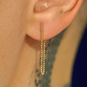 Line Dangle Earring