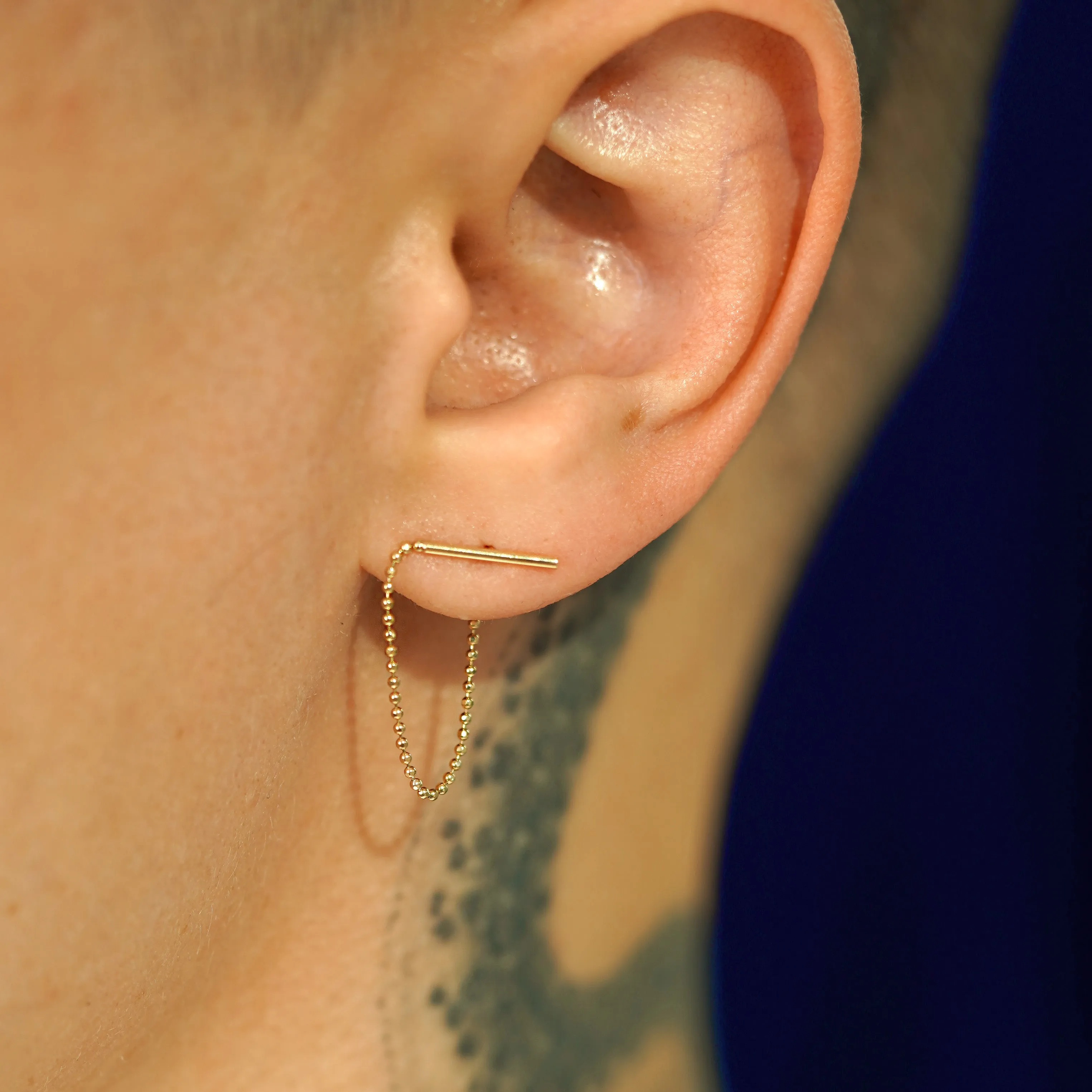 Line Dangle Earring