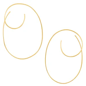 Loop de Loop Earrings in Gold - Large