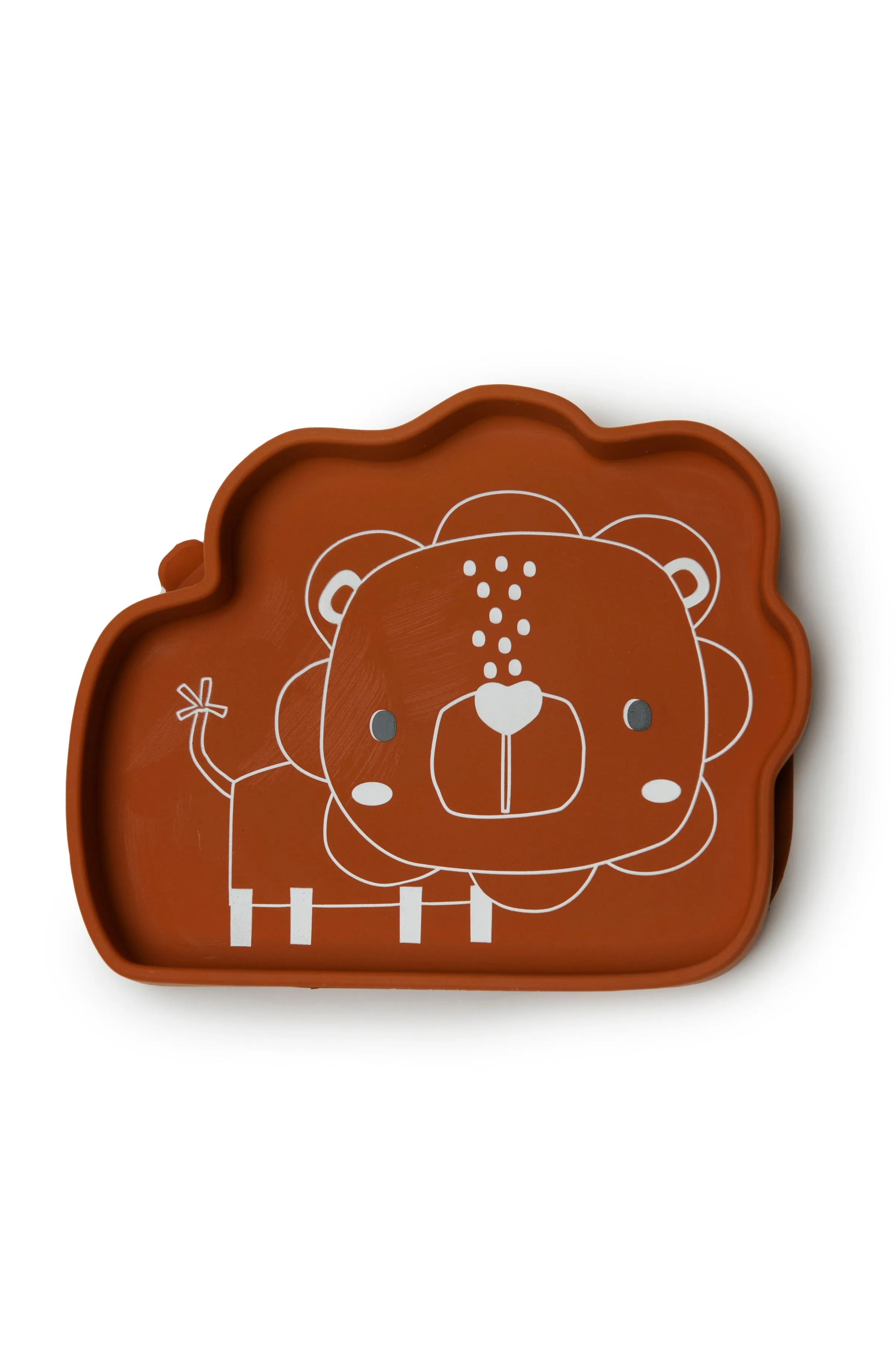 Loulou Lollipop - Born to be Wild Silicone Snack Suction Plate - Lion