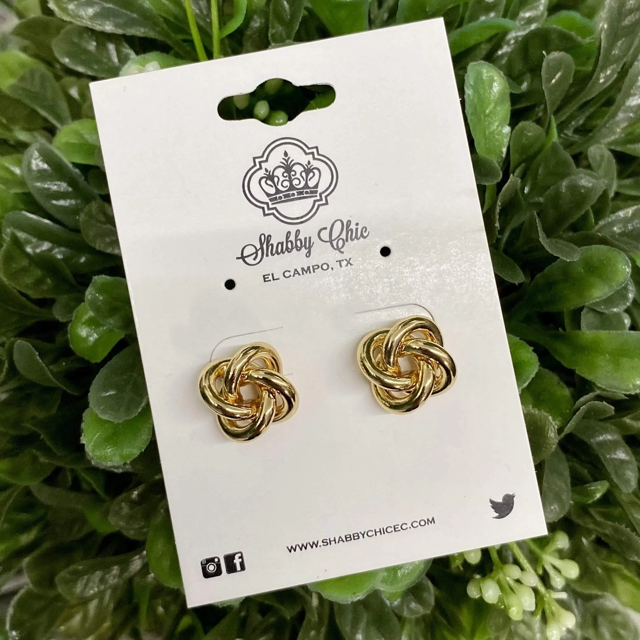 Love Knot earrings - Gold
