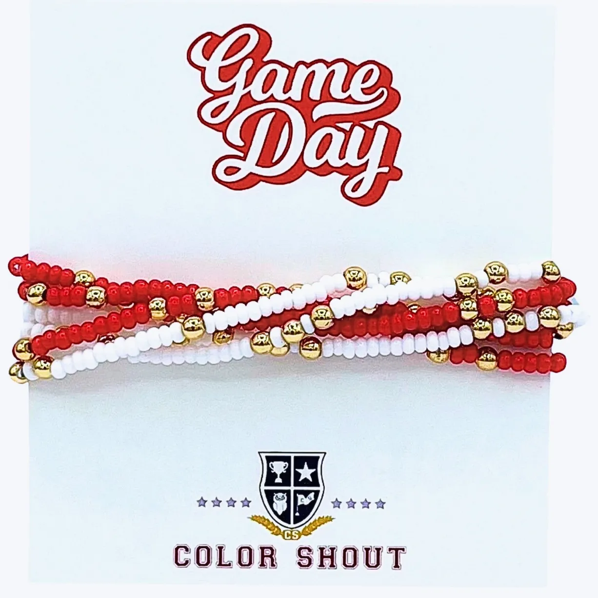 Lover of the Game Multi Color Beaded Bracelet Set - FINAL SALE