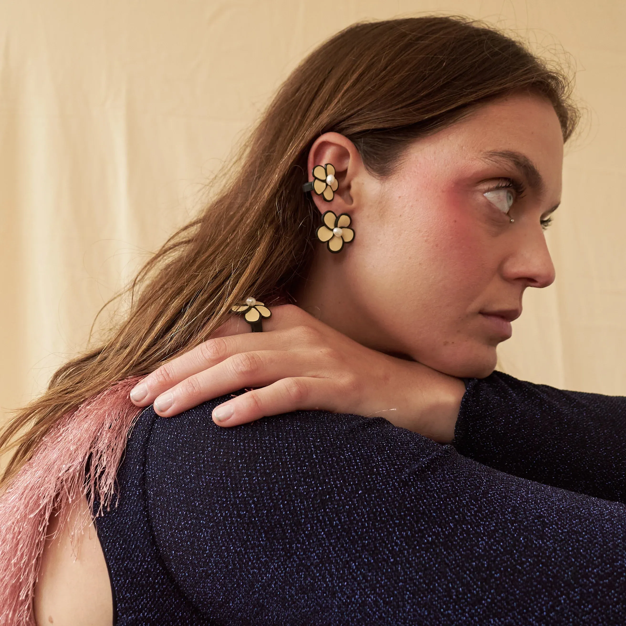 Lucié Bicolor earrings