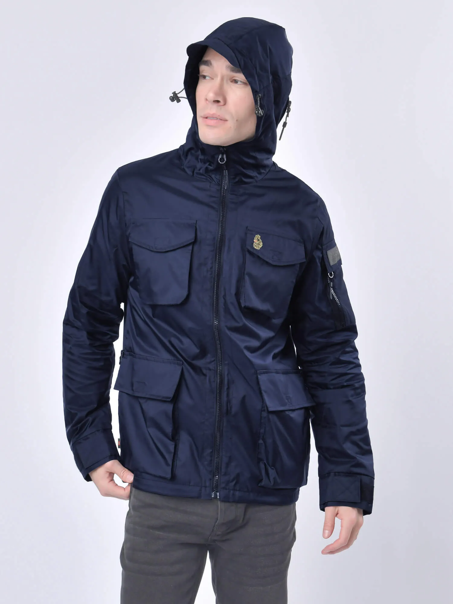 Luke 1977 M680751 Curation Technical Jacket Dark Navy