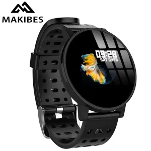 Makibes T3 IOS Android Smart Watches Men Women HR Blood Oxygen Blood Pressure IP67 Waterproof Activity Fitness Tracker PKV11