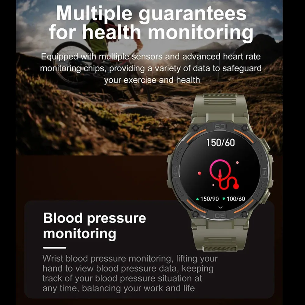 Mason | Men’s Outdoor Sports Smartwatch – Rugged Design with Health Tracking