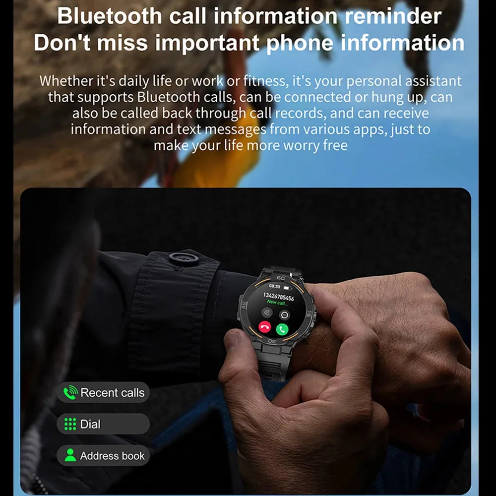 Mason | Men’s Outdoor Sports Smartwatch – Rugged Design with Health Tracking