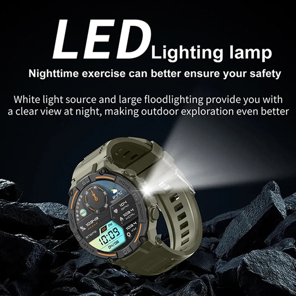 Mason | Men’s Outdoor Sports Smartwatch – Rugged Design with Health Tracking