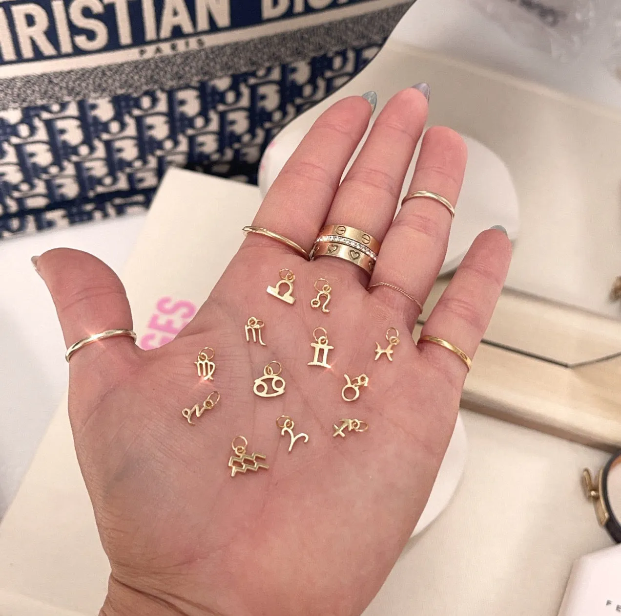 MINI ZODIAC CHARMS | 9K