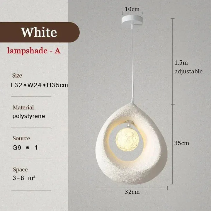 Modern Earthy Style Pendant Light Chandelier For Living Room Outdoor Light - Warm White