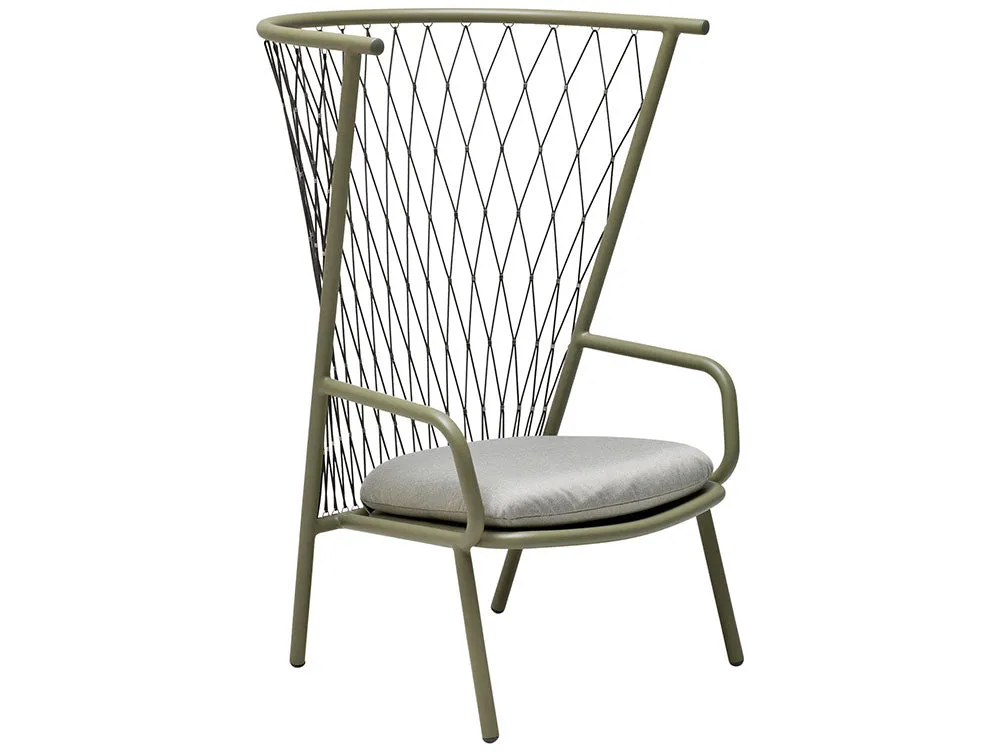 Nef High Back Lounge Chair