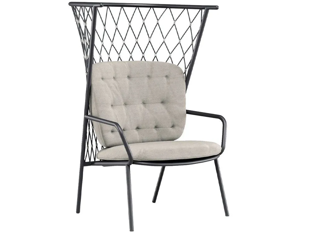 Nef High Back Lounge Chair