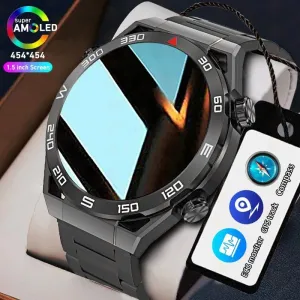 New ECG PPG NFC Bluetooth Call Smartwatch GPS Sports Track 1.5Inch 454*454 HD Screen Smartwatch Men For HUAWEI Watches Ultimate