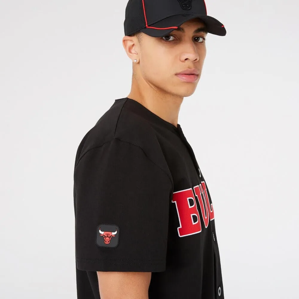 NEW ERA tričko NBA Outdoor utility bb jersey CHICAGO BULLS Black