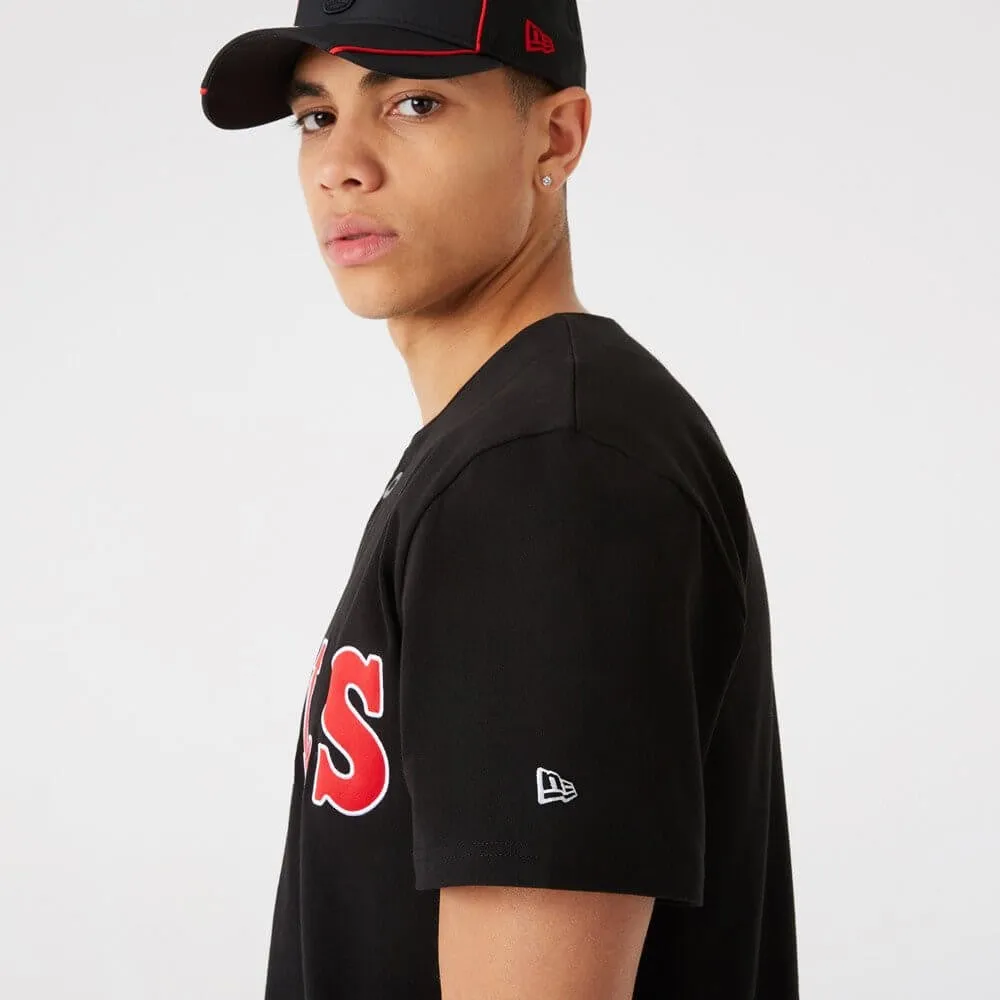 NEW ERA tričko NBA Outdoor utility bb jersey CHICAGO BULLS Black