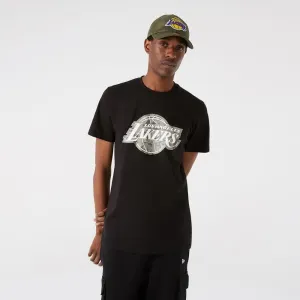 NEW ERA tričko NBA Outdoor utility team logo tee LOS ANGELES LAKERS Black