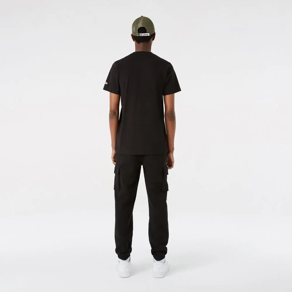 NEW ERA tričko NBA Outdoor utility team logo tee LOS ANGELES LAKERS Black