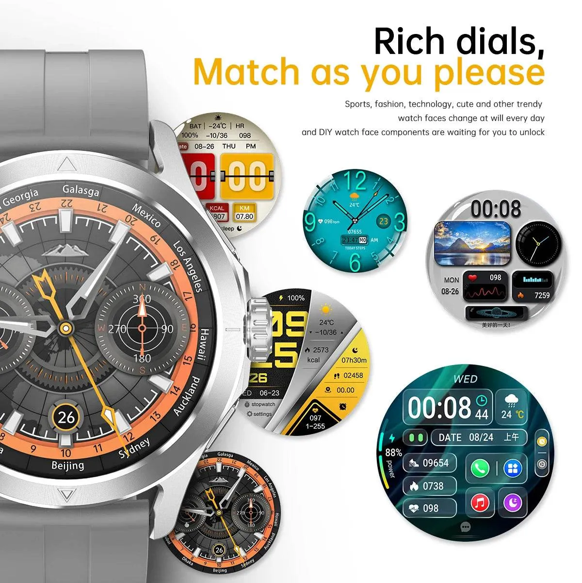New For Xiaomi Watch S4 Sport Smart Watch Men AMOLED Screen NFC GPS Compass Heart rate Waterproof Bluetooth Call SmartWatch
