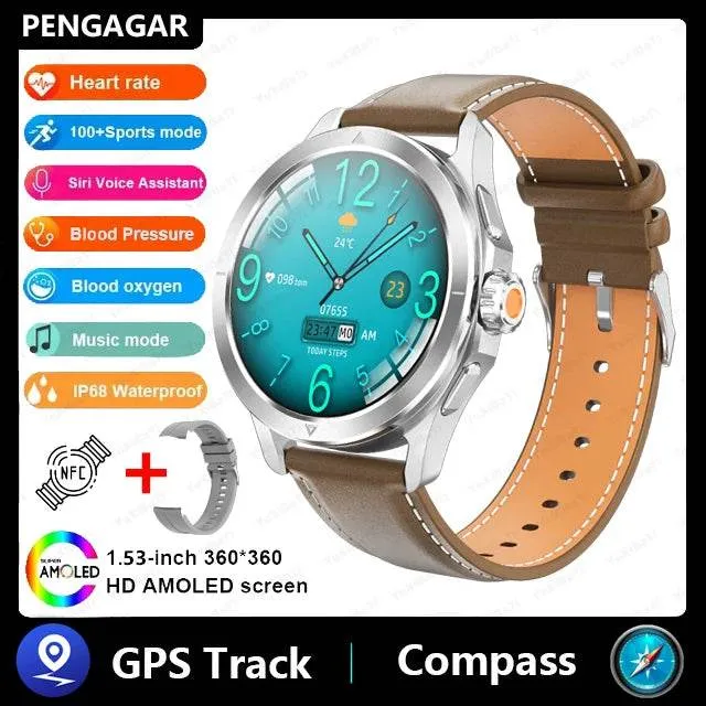 New For Xiaomi Watch S4 Sport Smart Watch Men AMOLED Screen NFC GPS Compass Heart rate Waterproof Bluetooth Call SmartWatch