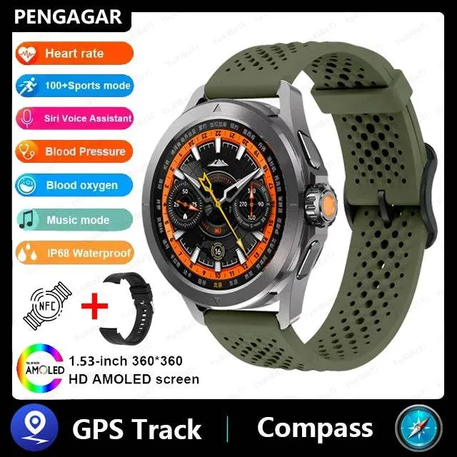 New For Xiaomi Watch S4 Sport Smart Watch Men AMOLED Screen NFC GPS Compass Heart rate Waterproof Bluetooth Call SmartWatch