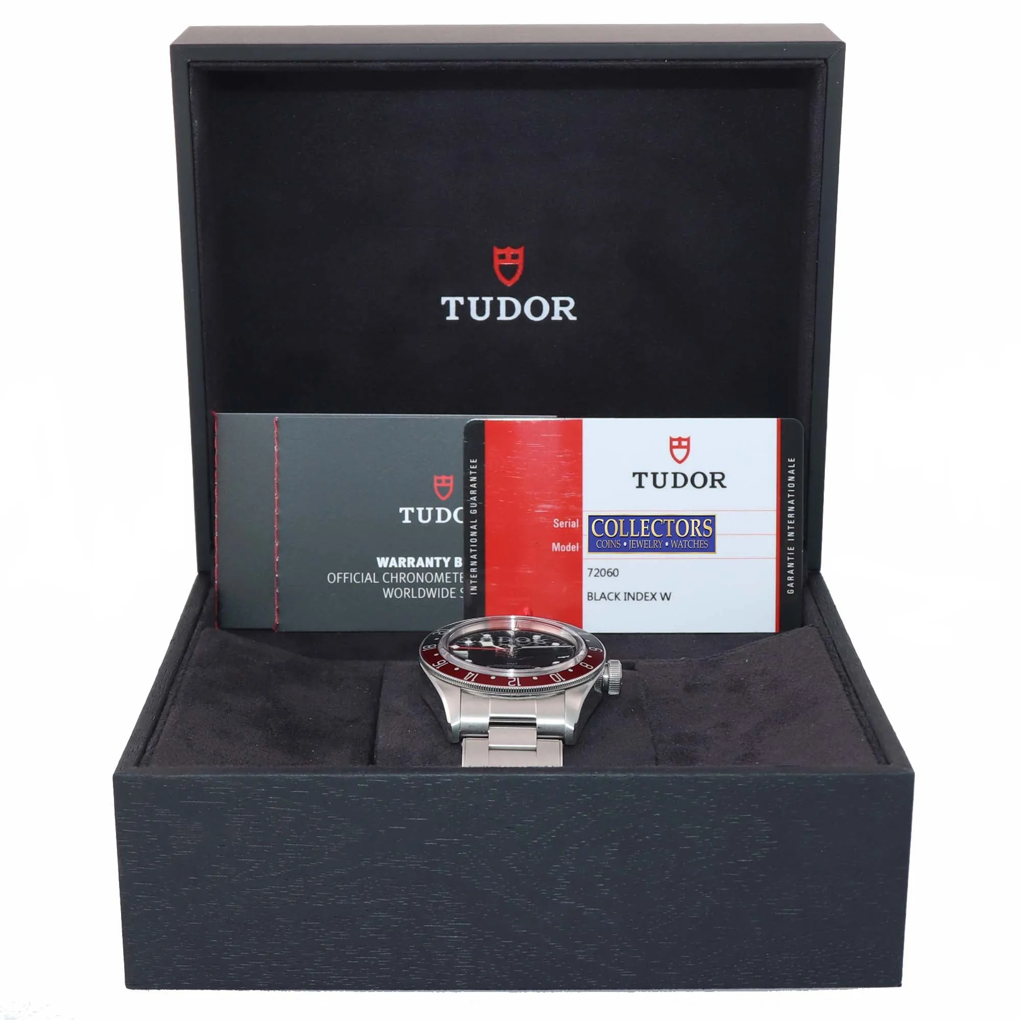 NEW PAPERS 2019 Tudor Black Bay GMT Pepsi 79830RB 41mm Steel Bracelet Watch Box
