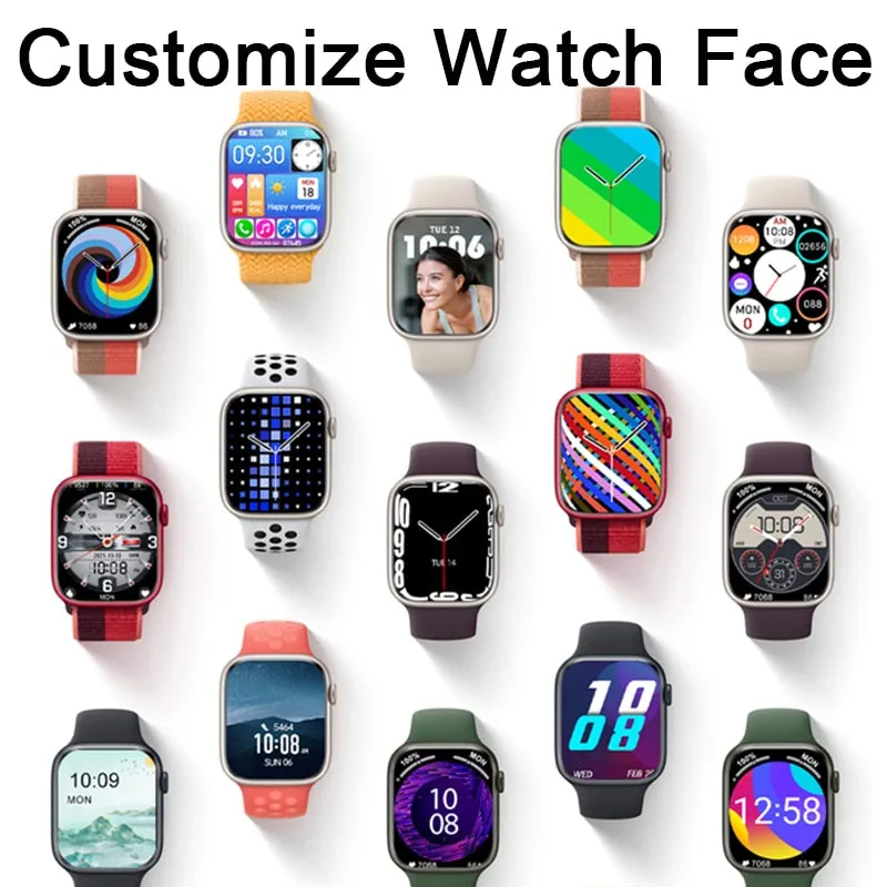 NEW Smart Watch Series 8 Fitness Tracker Bluetooth Call HD Screen