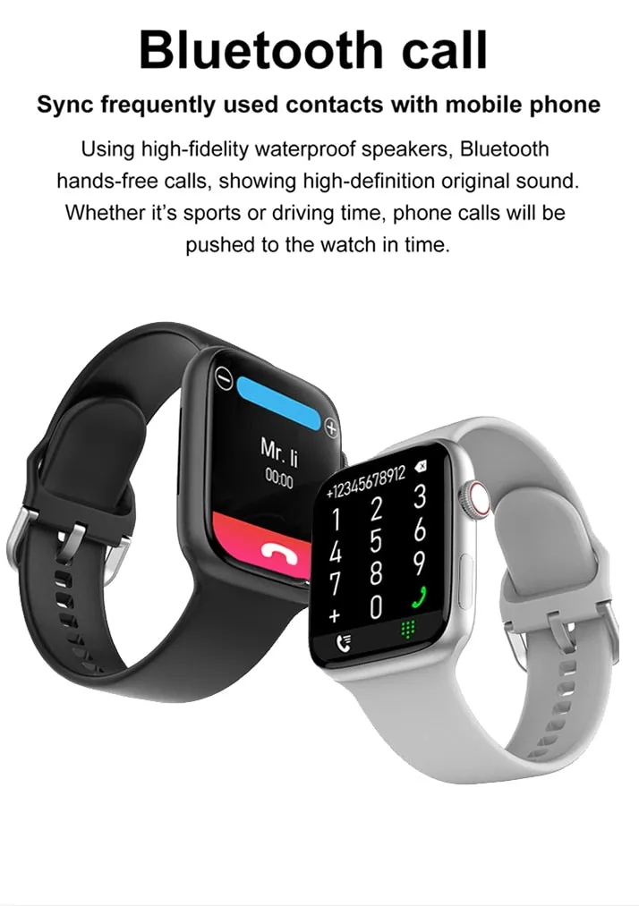 NEW Smart Watch Series 8 Fitness Tracker Bluetooth Call HD Screen