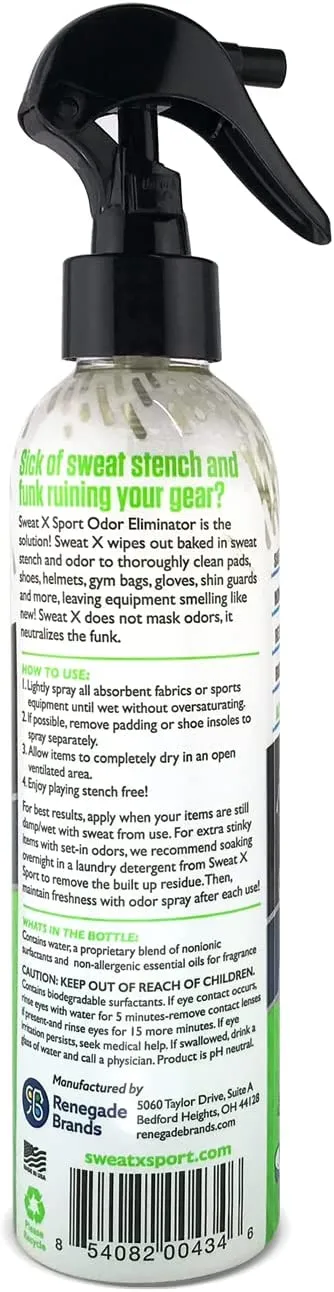 New! SweatX Active Fresh Odor Spray