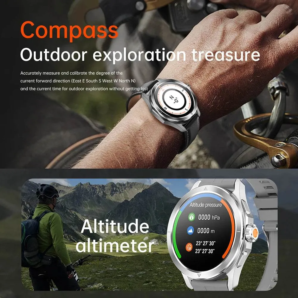 NEW Xiaomi Smart Watch S4 Sport Version Man GPS Track Compass NFC Sports Tracking 47mm Clone Version Smartwatch iOS & Android