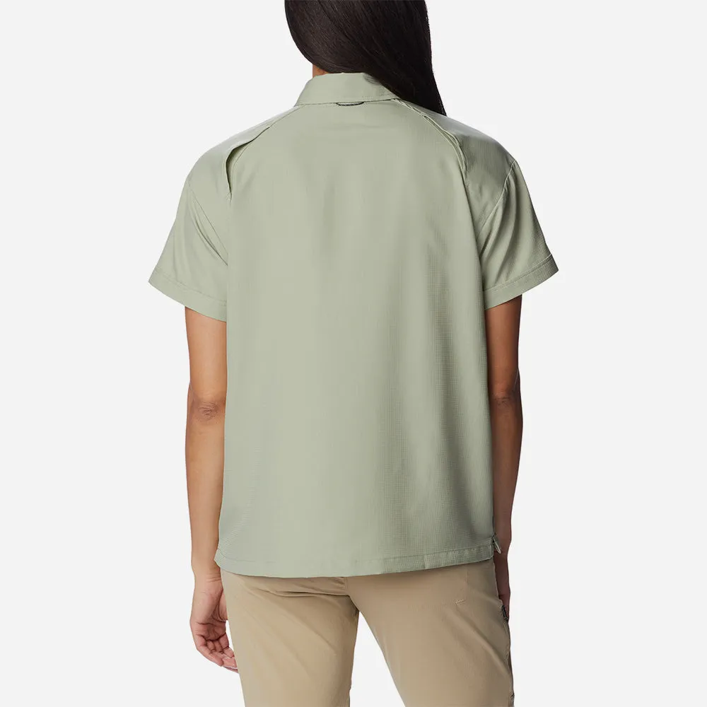 Áo Sơ Mi Tay Ngắn Nữ Columbia Silver Ridge Utility™ Short Sleeve - Xanh Lá